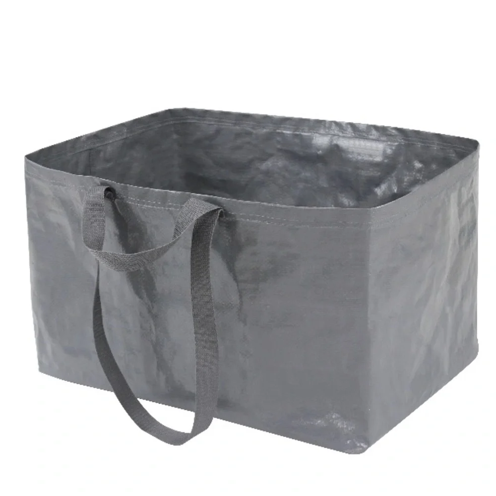 🧲$5🧲 NEW MAINSTAYS Heavy Duty Open Top Storage Bag Gray 19 Gallon, 1 Bag